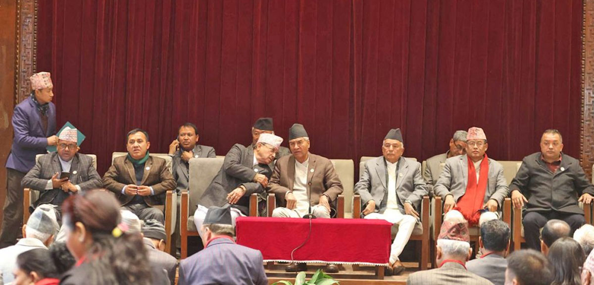 सभामुखको उम्मेदवार टुंग्याउन कांग्रेस संसदीय दलको बैठक बस्दै 